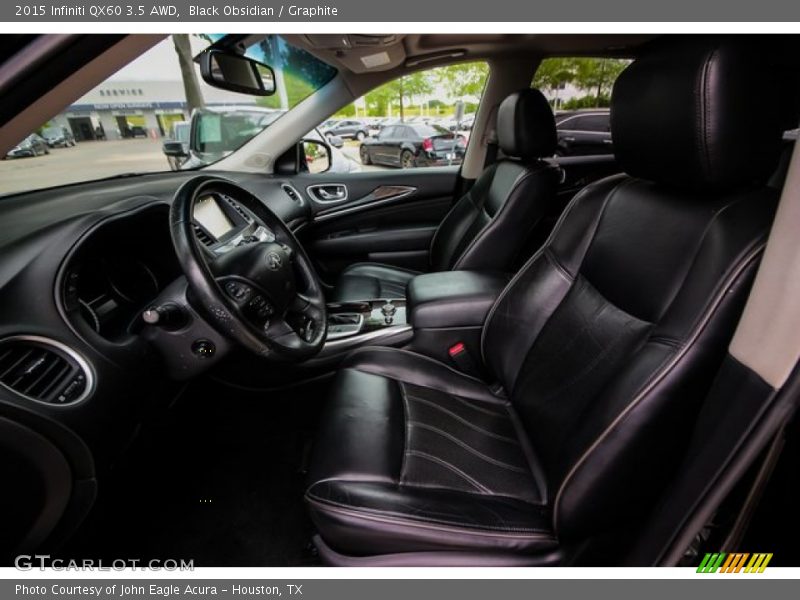 Black Obsidian / Graphite 2015 Infiniti QX60 3.5 AWD