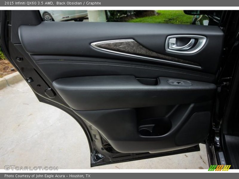 Black Obsidian / Graphite 2015 Infiniti QX60 3.5 AWD