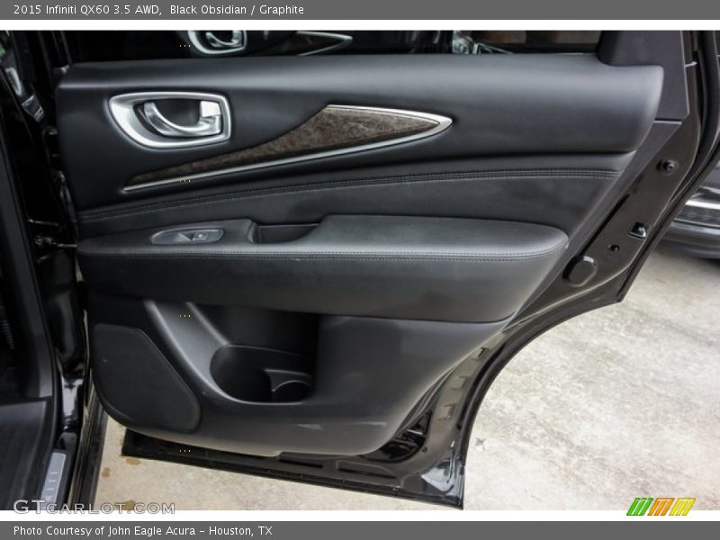Black Obsidian / Graphite 2015 Infiniti QX60 3.5 AWD