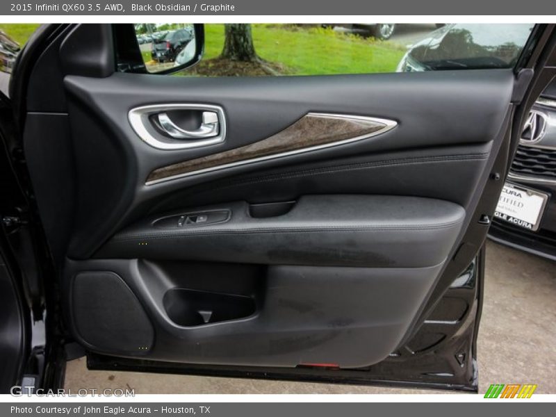 Black Obsidian / Graphite 2015 Infiniti QX60 3.5 AWD