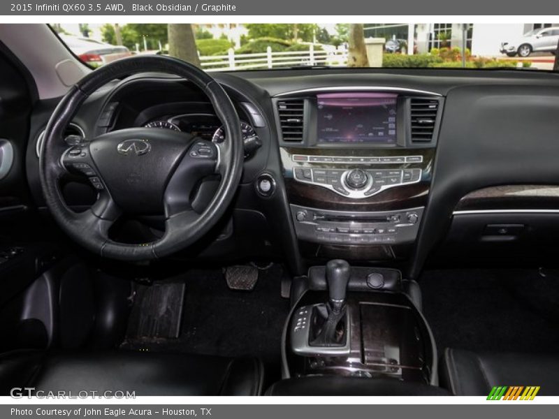 Black Obsidian / Graphite 2015 Infiniti QX60 3.5 AWD