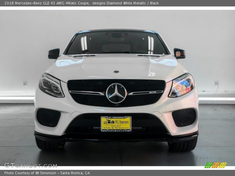 designo Diamond White Metallic / Black 2018 Mercedes-Benz GLE 43 AMG 4Matic Coupe