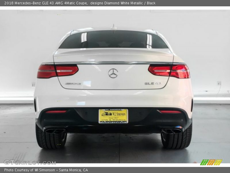 designo Diamond White Metallic / Black 2018 Mercedes-Benz GLE 43 AMG 4Matic Coupe