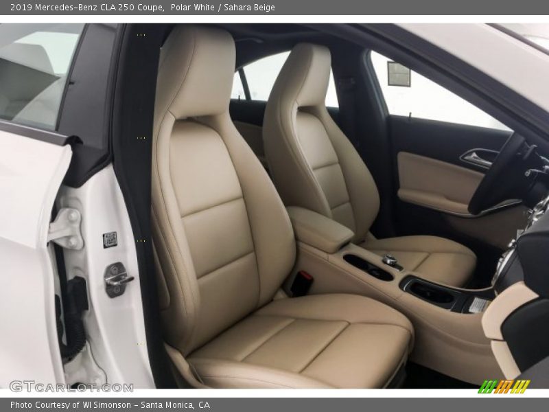 Polar White / Sahara Beige 2019 Mercedes-Benz CLA 250 Coupe