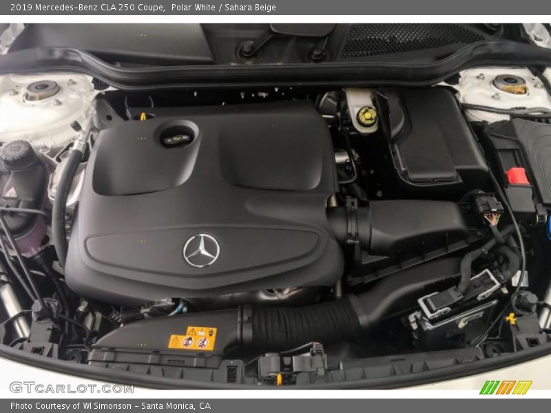 Polar White / Sahara Beige 2019 Mercedes-Benz CLA 250 Coupe