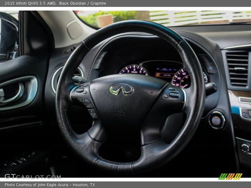 Black Obsidian / Graphite 2015 Infiniti QX60 3.5 AWD