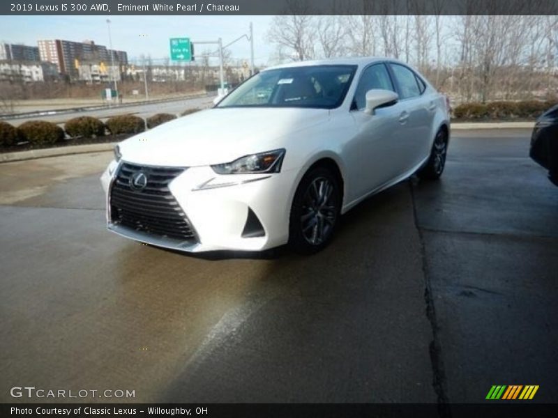Eminent White Pearl / Chateau 2019 Lexus IS 300 AWD
