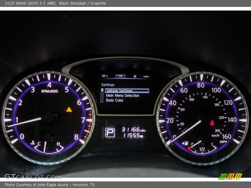 Black Obsidian / Graphite 2015 Infiniti QX60 3.5 AWD