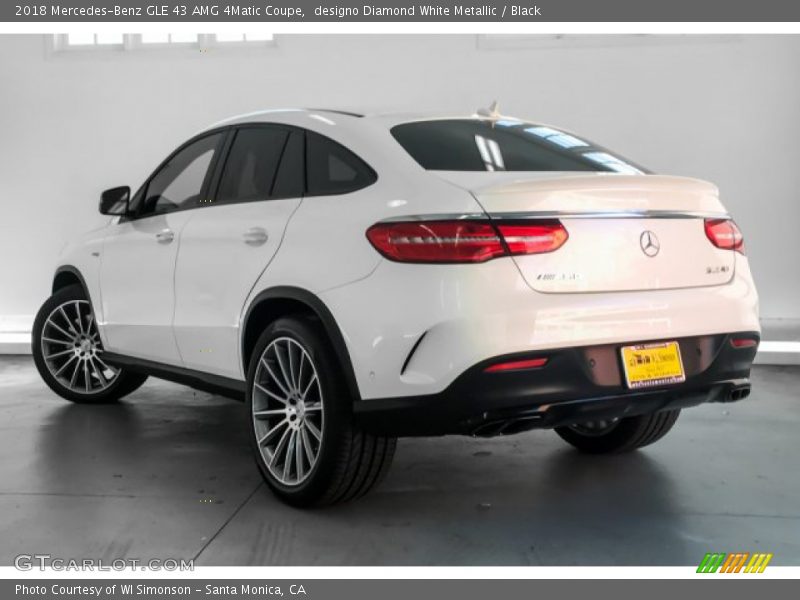 designo Diamond White Metallic / Black 2018 Mercedes-Benz GLE 43 AMG 4Matic Coupe
