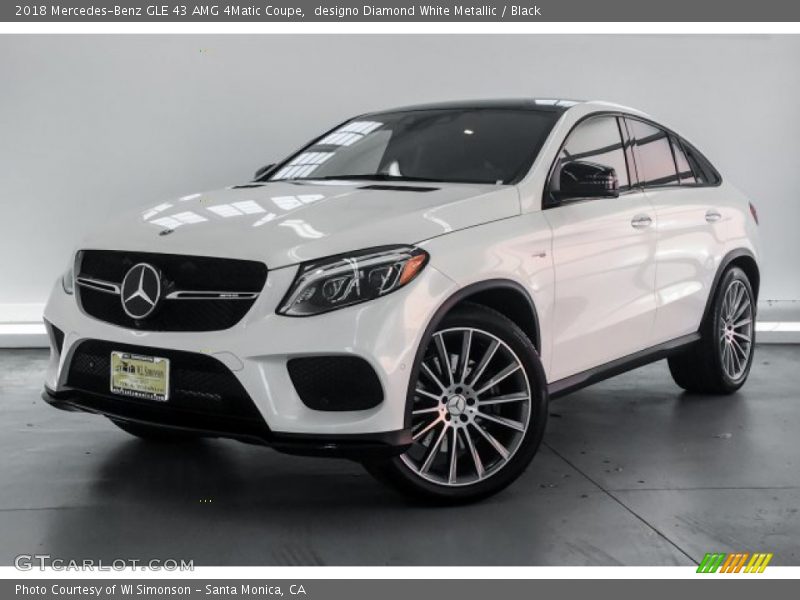 designo Diamond White Metallic / Black 2018 Mercedes-Benz GLE 43 AMG 4Matic Coupe