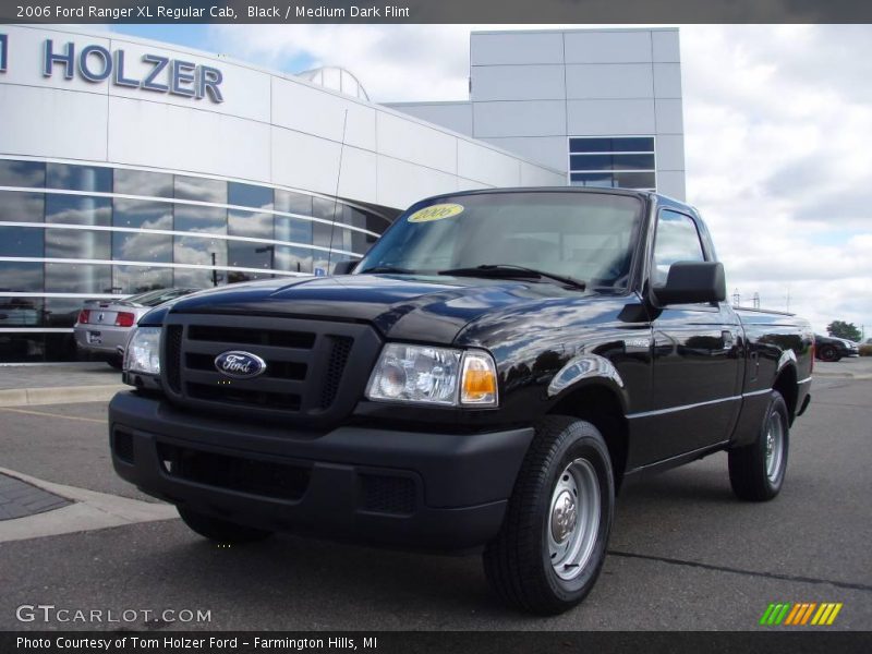 Black / Medium Dark Flint 2006 Ford Ranger XL Regular Cab