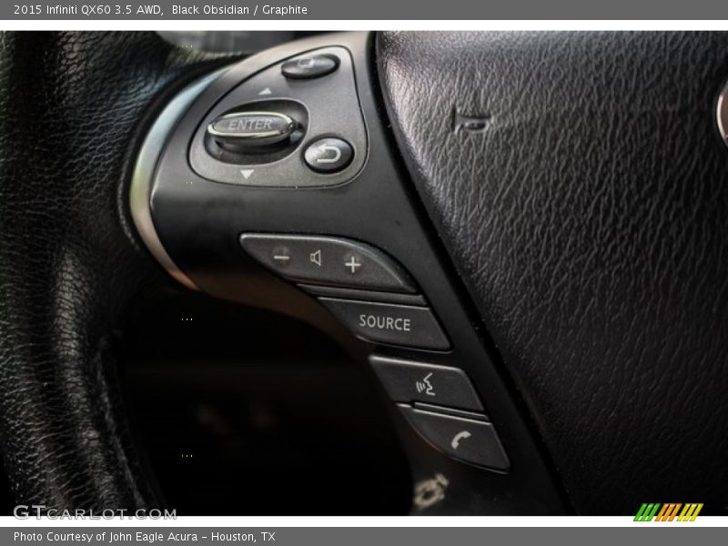 Black Obsidian / Graphite 2015 Infiniti QX60 3.5 AWD