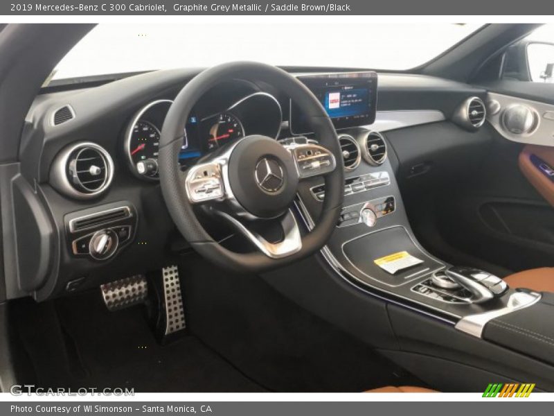 Graphite Grey Metallic / Saddle Brown/Black 2019 Mercedes-Benz C 300 Cabriolet