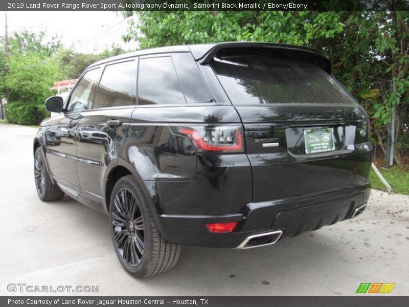 Santorini Black Metallic / Ebony/Ebony 2019 Land Rover Range Rover Sport Autobiography Dynamic
