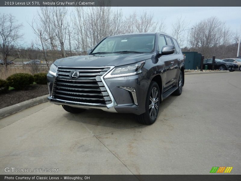 Nebula Gray Pearl / Cabernet 2019 Lexus LX 570