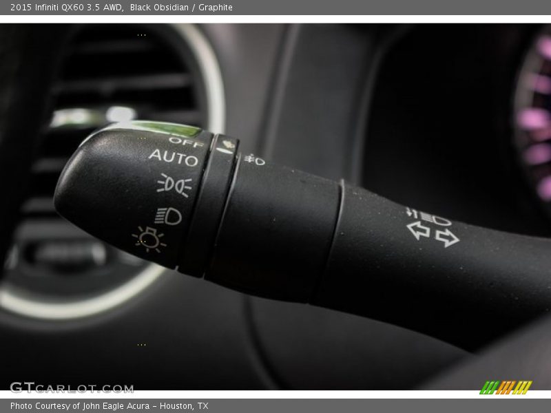 Black Obsidian / Graphite 2015 Infiniti QX60 3.5 AWD