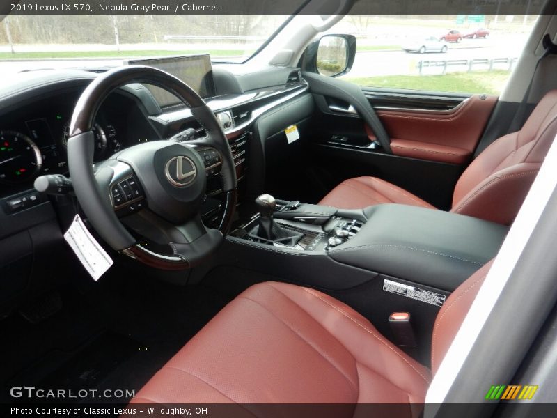  2019 LX 570 Cabernet Interior