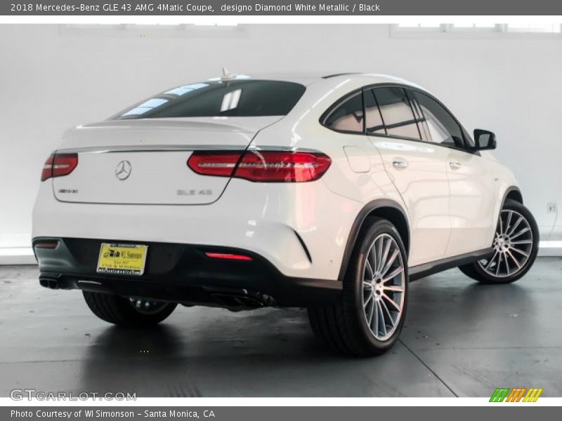 designo Diamond White Metallic / Black 2018 Mercedes-Benz GLE 43 AMG 4Matic Coupe