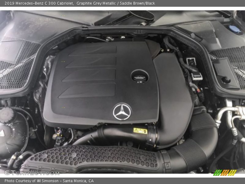 Graphite Grey Metallic / Saddle Brown/Black 2019 Mercedes-Benz C 300 Cabriolet