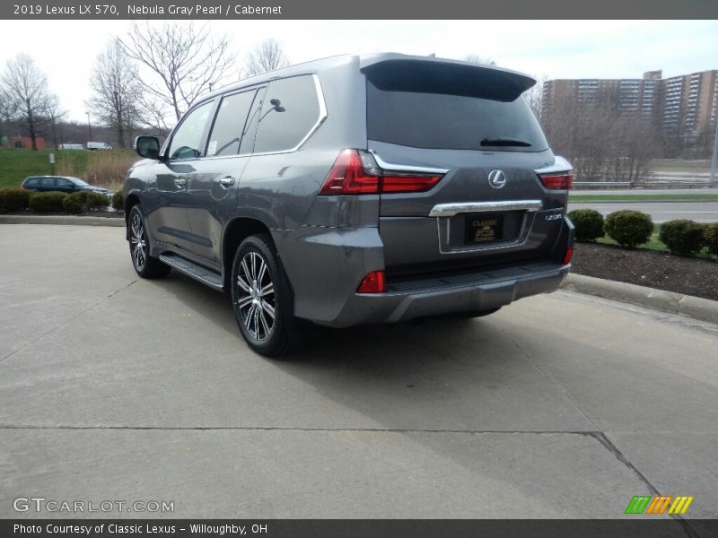 Nebula Gray Pearl / Cabernet 2019 Lexus LX 570