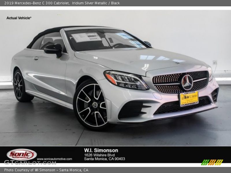 Iridium Silver Metallic / Black 2019 Mercedes-Benz C 300 Cabriolet