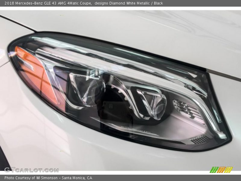 designo Diamond White Metallic / Black 2018 Mercedes-Benz GLE 43 AMG 4Matic Coupe