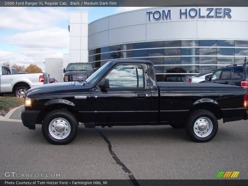 Black / Medium Dark Flint 2006 Ford Ranger XL Regular Cab