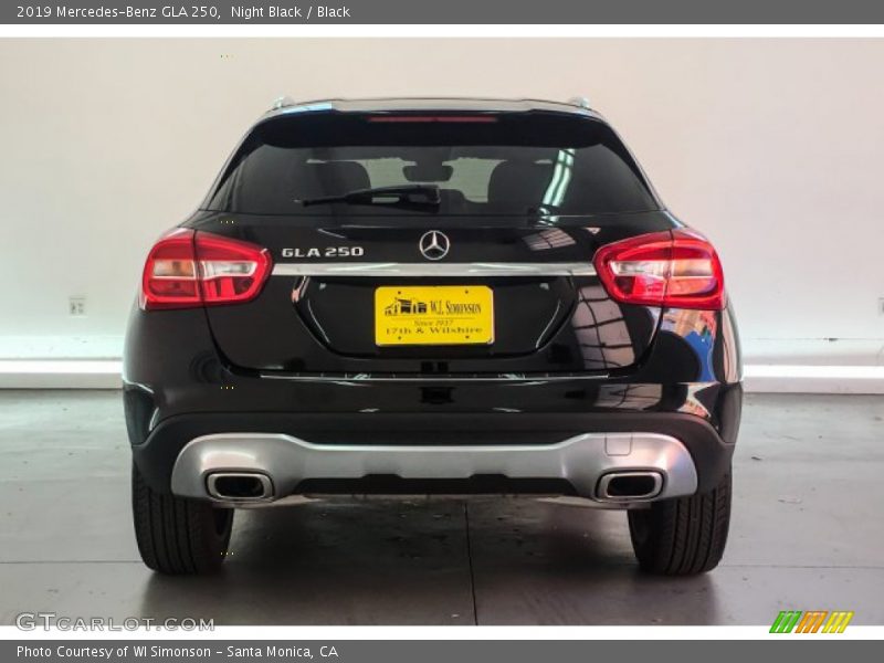 Night Black / Black 2019 Mercedes-Benz GLA 250