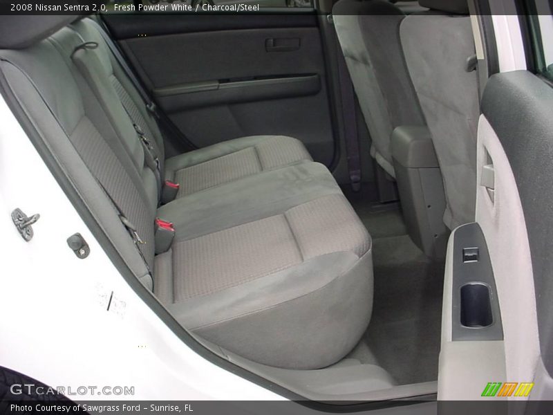 Fresh Powder White / Charcoal/Steel 2008 Nissan Sentra 2.0
