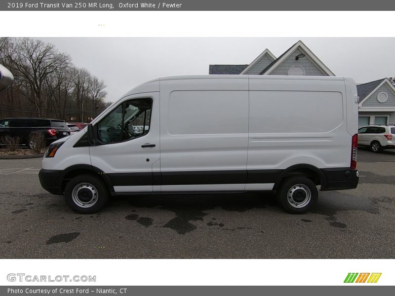 Oxford White / Pewter 2019 Ford Transit Van 250 MR Long