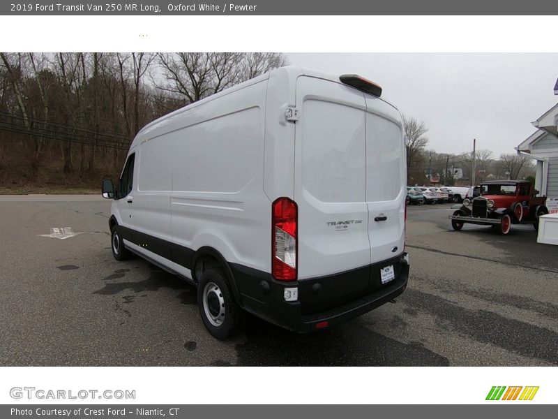 Oxford White / Pewter 2019 Ford Transit Van 250 MR Long
