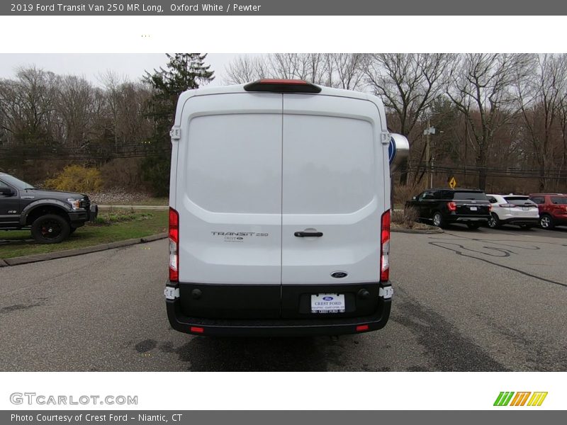 Oxford White / Pewter 2019 Ford Transit Van 250 MR Long