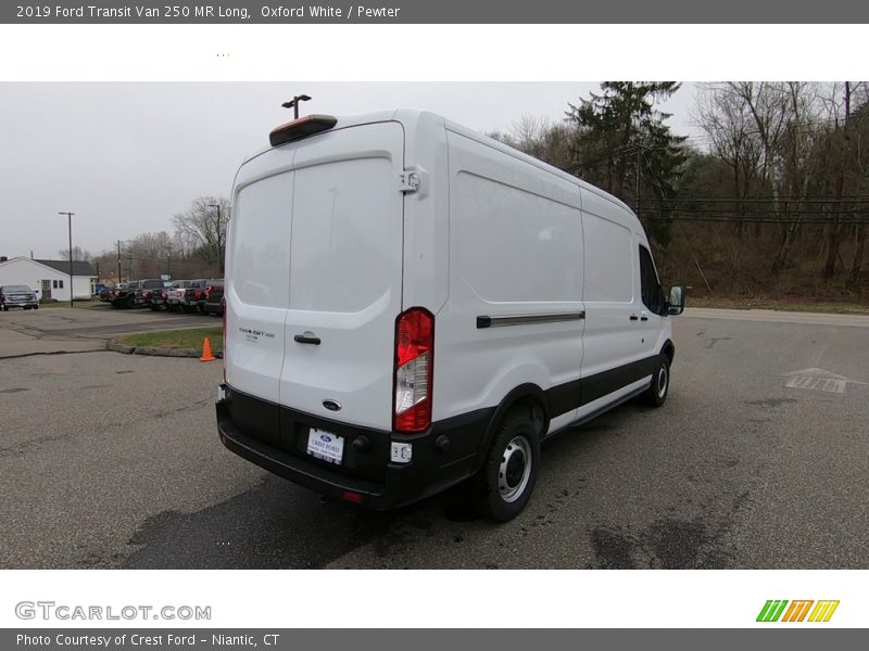 Oxford White / Pewter 2019 Ford Transit Van 250 MR Long