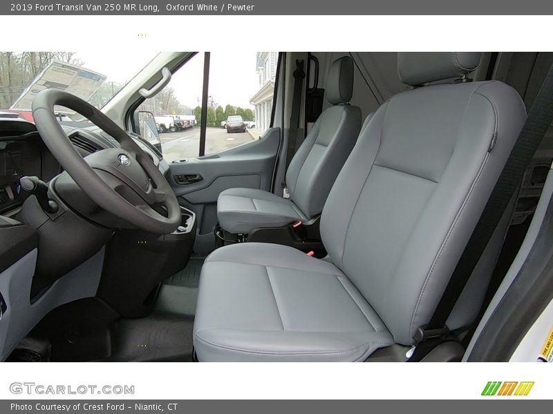 Oxford White / Pewter 2019 Ford Transit Van 250 MR Long