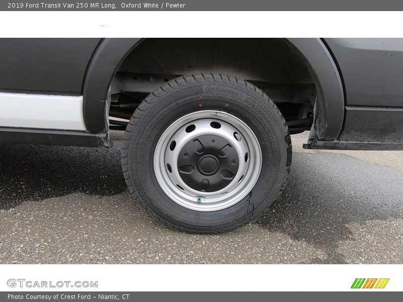 Oxford White / Pewter 2019 Ford Transit Van 250 MR Long
