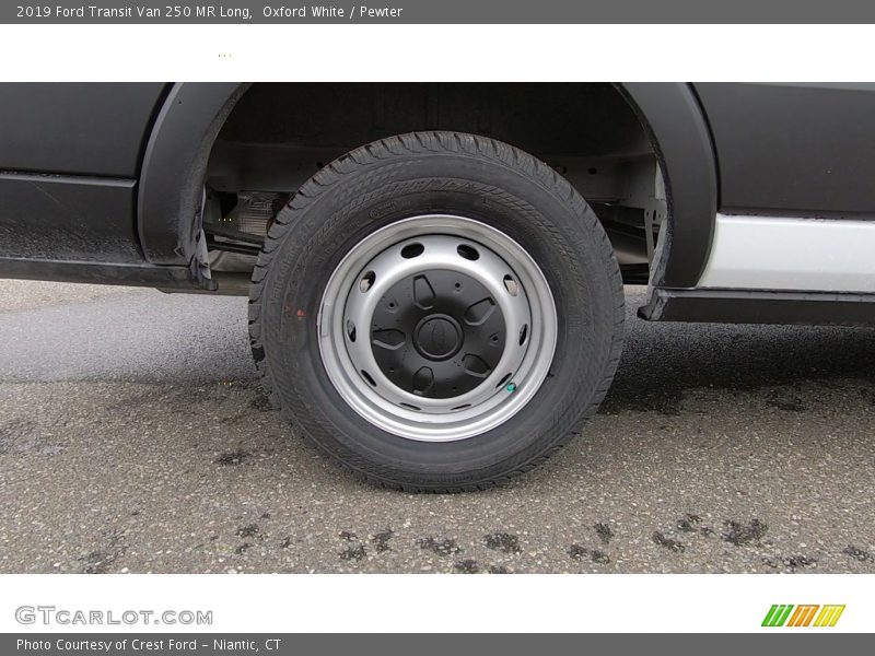 Oxford White / Pewter 2019 Ford Transit Van 250 MR Long