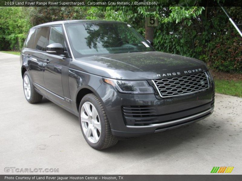 Carpathian Gray Metallic / Ebony/Ebony 2019 Land Rover Range Rover Supercharged