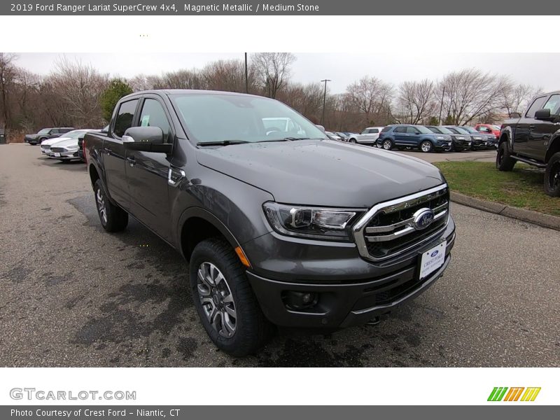 Magnetic Metallic / Medium Stone 2019 Ford Ranger Lariat SuperCrew 4x4