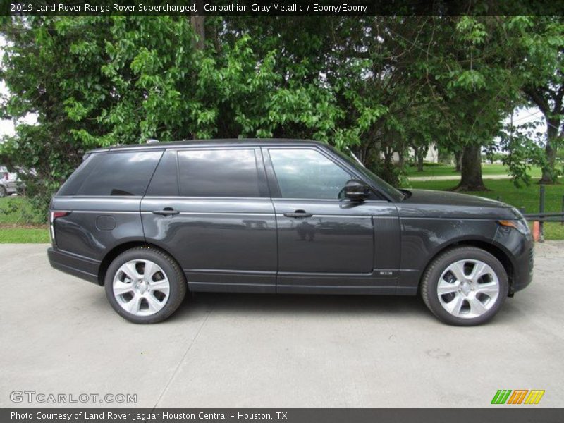 Carpathian Gray Metallic / Ebony/Ebony 2019 Land Rover Range Rover Supercharged