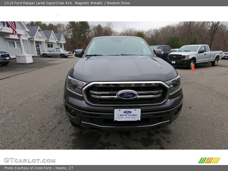 Magnetic Metallic / Medium Stone 2019 Ford Ranger Lariat SuperCrew 4x4