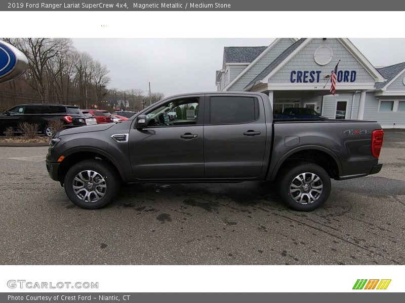 Magnetic Metallic / Medium Stone 2019 Ford Ranger Lariat SuperCrew 4x4