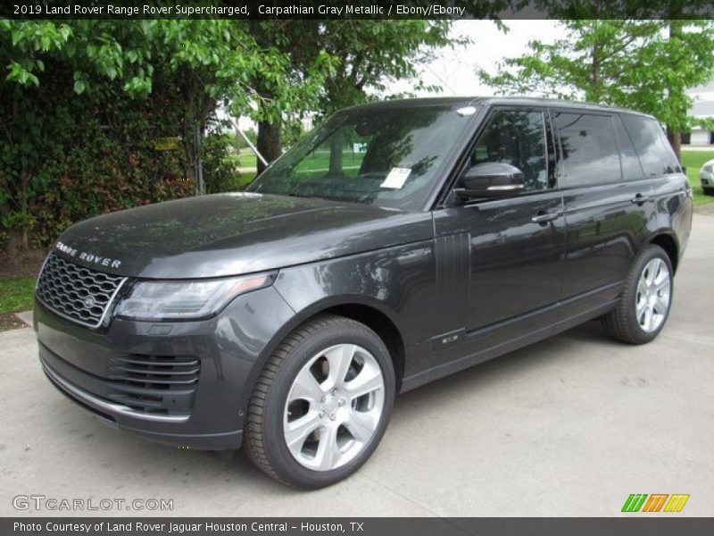 Carpathian Gray Metallic / Ebony/Ebony 2019 Land Rover Range Rover Supercharged