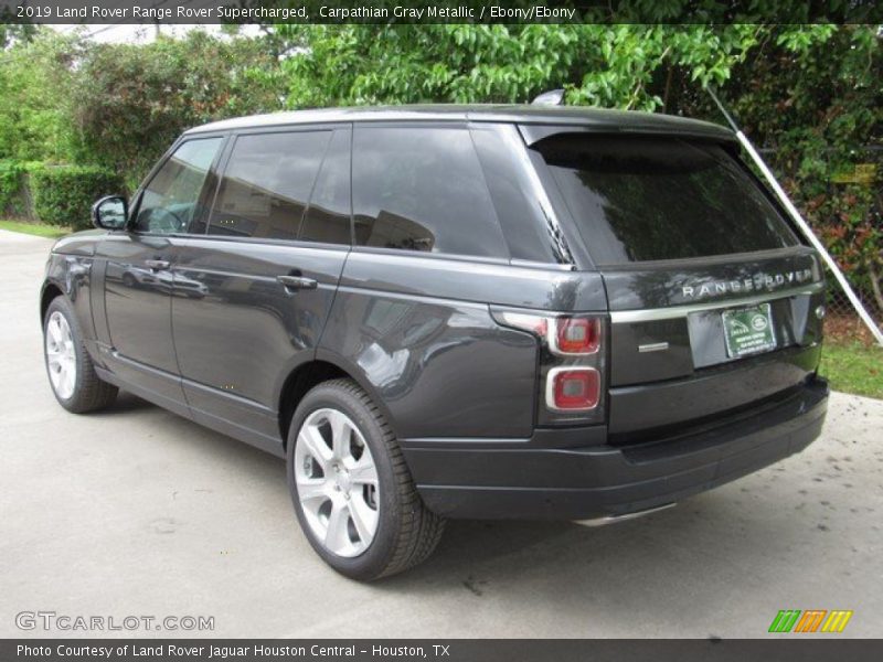 Carpathian Gray Metallic / Ebony/Ebony 2019 Land Rover Range Rover Supercharged