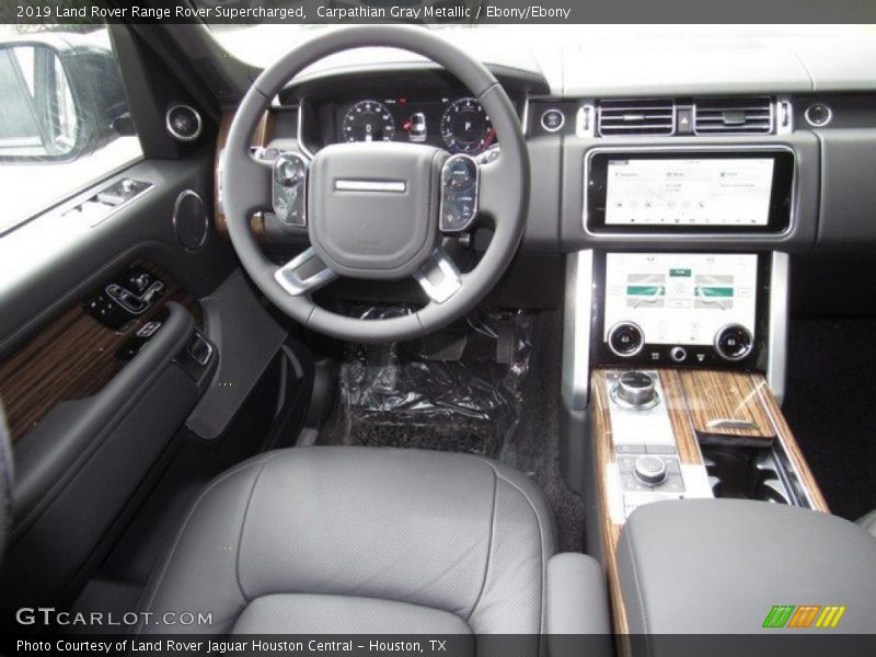 Carpathian Gray Metallic / Ebony/Ebony 2019 Land Rover Range Rover Supercharged