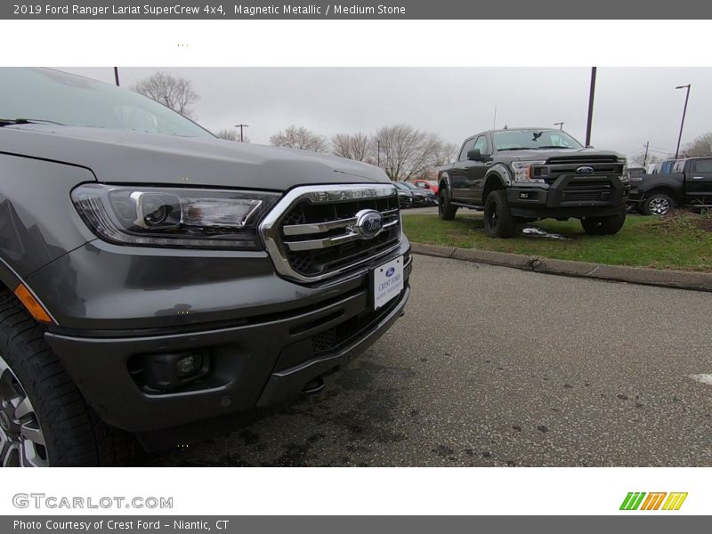 Magnetic Metallic / Medium Stone 2019 Ford Ranger Lariat SuperCrew 4x4