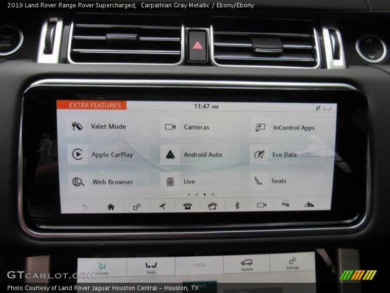 Carpathian Gray Metallic / Ebony/Ebony 2019 Land Rover Range Rover Supercharged