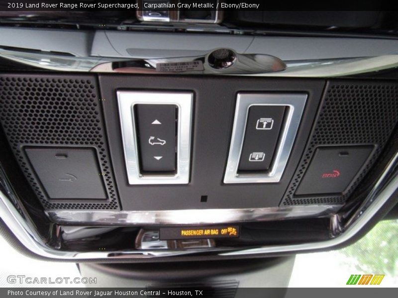 Carpathian Gray Metallic / Ebony/Ebony 2019 Land Rover Range Rover Supercharged