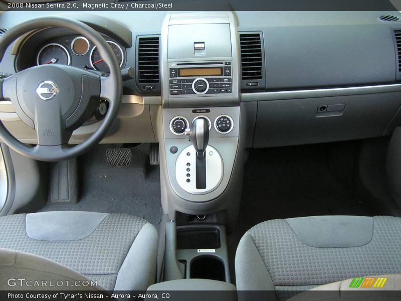 Magnetic Gray / Charcoal/Steel 2008 Nissan Sentra 2.0