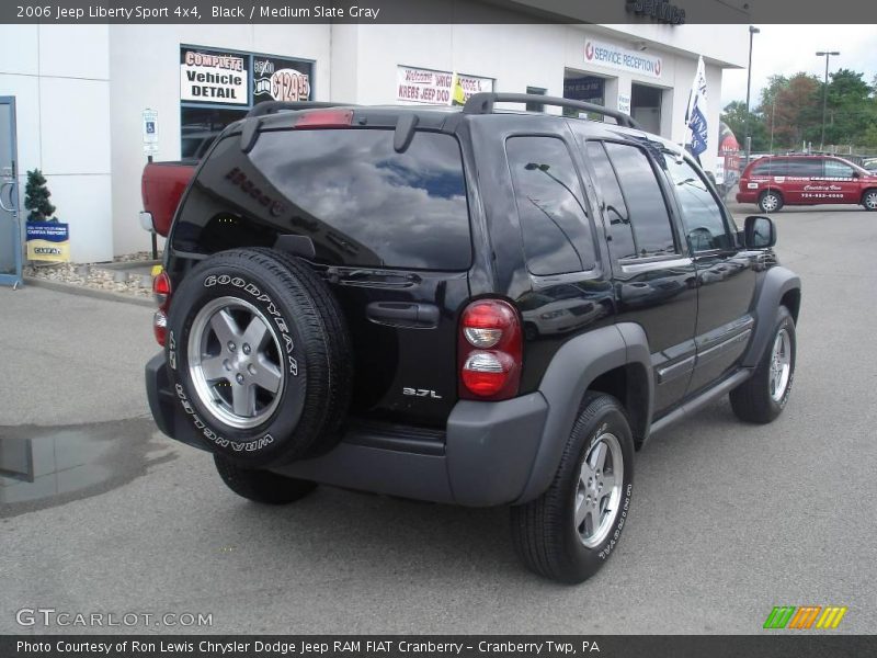 Black / Medium Slate Gray 2006 Jeep Liberty Sport 4x4