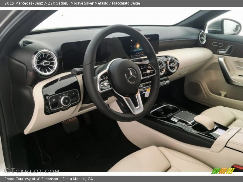 Mojave Silver Metallic / Macchiato Beige 2019 Mercedes-Benz A 220 Sedan